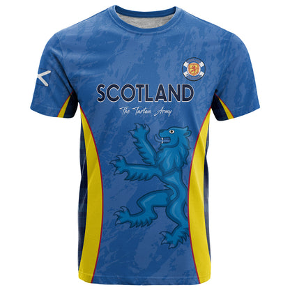 Custom Scotland Football T-Shirt 2024 Go Champions Scottish Graphic Tee