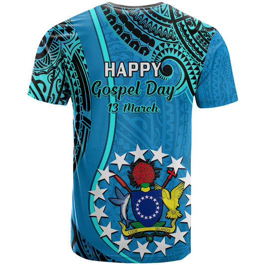 13 March Penrhyn Island Gospel Day T-Shirt Cook Islands Tribal Pattern Graphic Tee