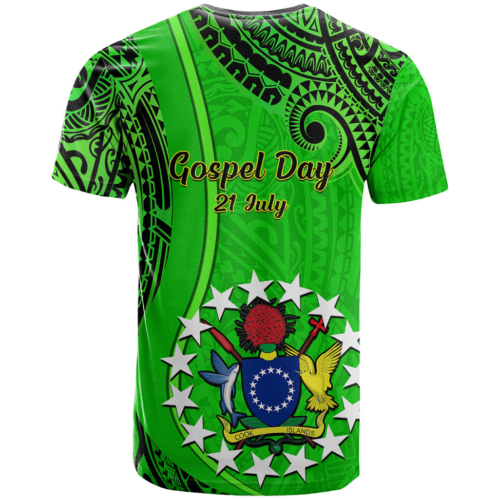 21 July Mitiaro Island Gospel Day T-Shirt Cook Islands Tribal Pattern Graphic Tee