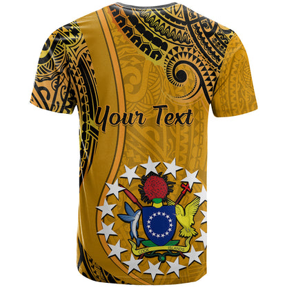 Personalised 8 August Manihiki Island Gospel Day T-Shirt Cook Islands Tribal Pattern Graphic Tee