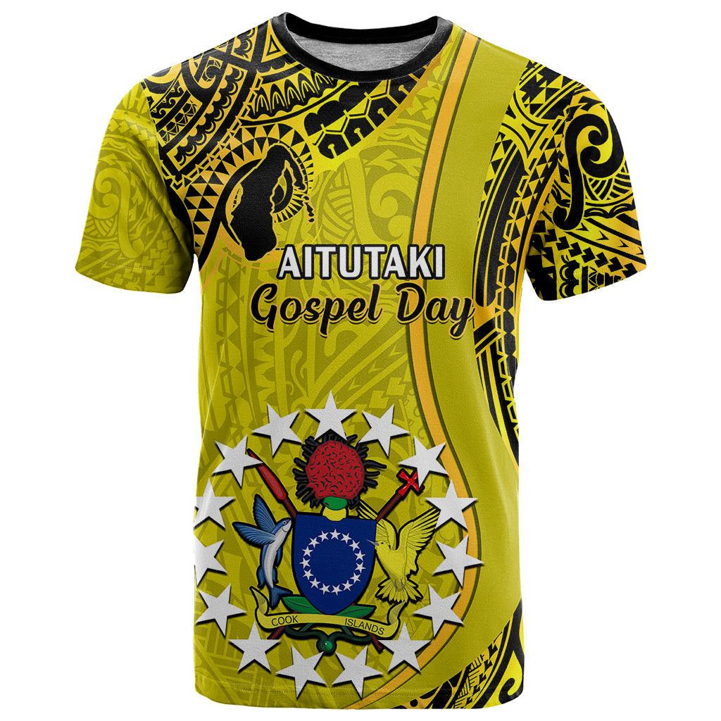 27 October Aitutaki Island Gospel Day T-Shirt Cook Islands Tribal Pattern Graphic Tee