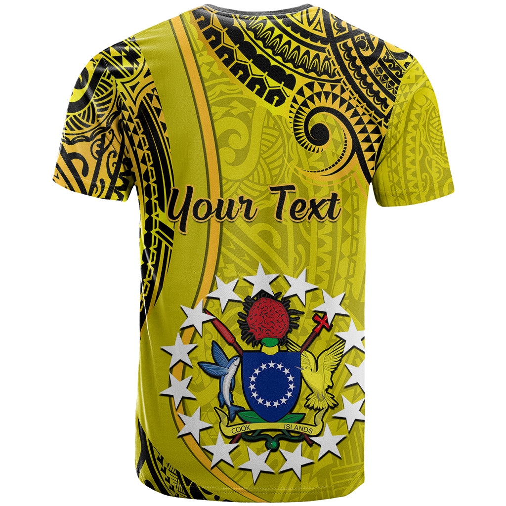 Personalised 27 October Aitutaki Island Gospel Day T-Shirt Cook Islands Tribal Pattern Graphic Tee
