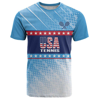 Custom United States Tennis T-Shirt 2025 Go USA Graphic Tee