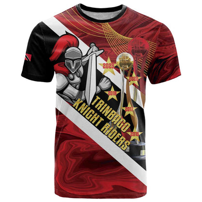 Trinidad and Tobago Cricket Personalized T-Shirt Trinbago Knight Riders Champions Trophy Graphic Tee