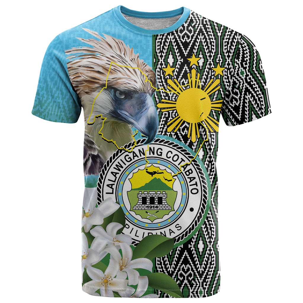Cotabato Philippines Province T-Shirt Filipino Eagle Sampaguita Tinalak Pattern Graphic Tee