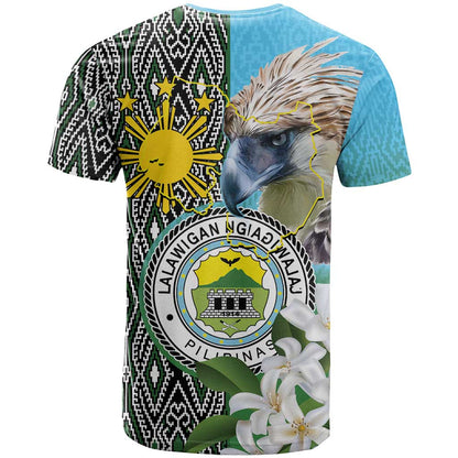 Cotabato Philippines Province T-Shirt Filipino Eagle Sampaguita Tinalak Pattern Graphic Tee