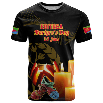 20 June Eritrea Martyrs Day T-Shirt Glory To Our Martyrs Graphic Tee