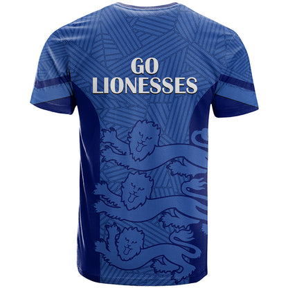 England Football T-Shirt Go Lionesses World Cup Graphic Tee