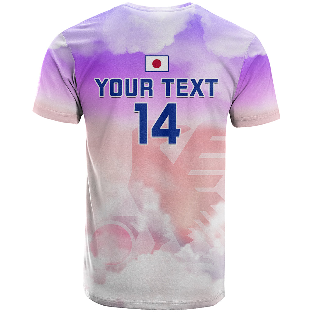 Custom Japan Football T-Shirt Go Nadeshiko World Cup Graphic Tee