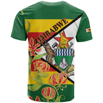 Zimbabwe Independence Day T-Shirt Happy 45 Years Of Independence Graphic Tee