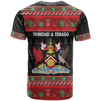Trinidad And Tobago Christmas T-Shirt Merry Xmas Coat Of Arms Graphic Tee