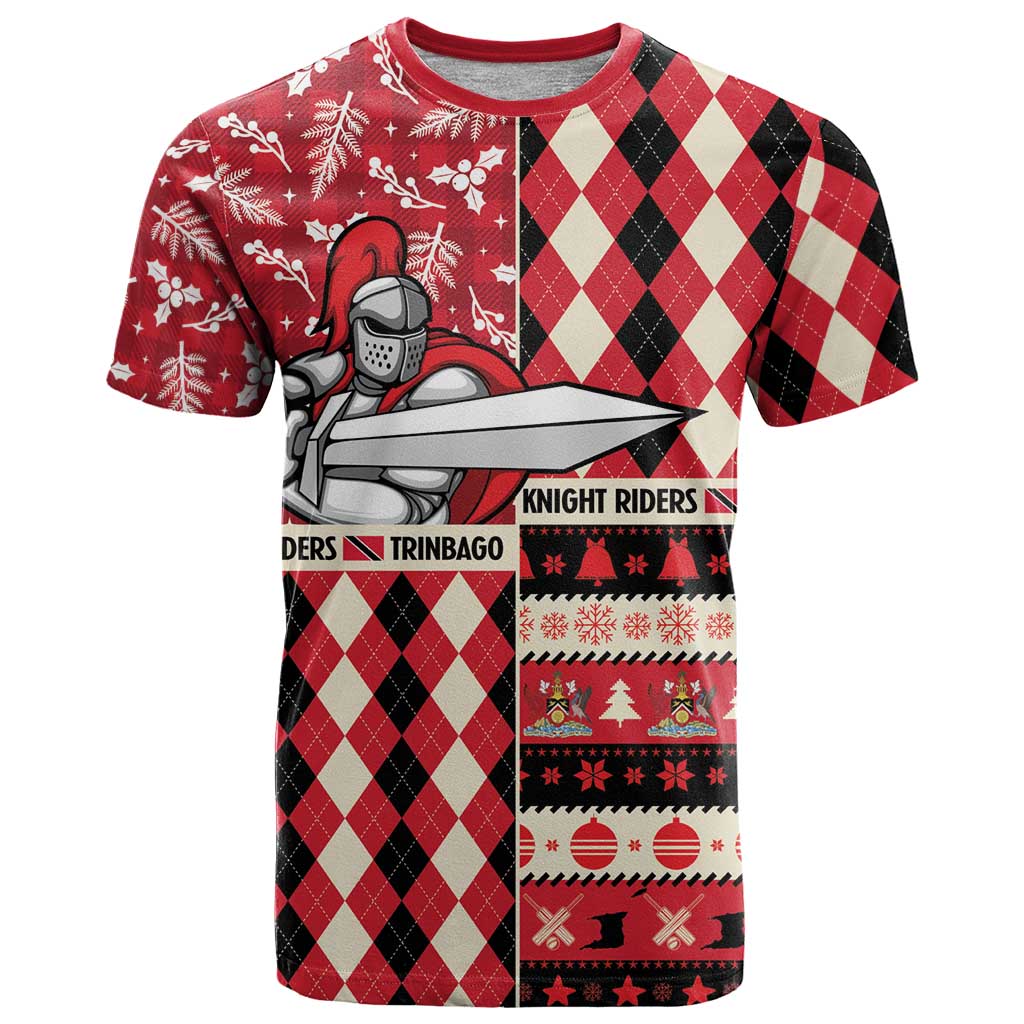 Personalized Trinbago Cricket Christmas T-Shirt Merry Xmas Knight Riders Graphic Tee