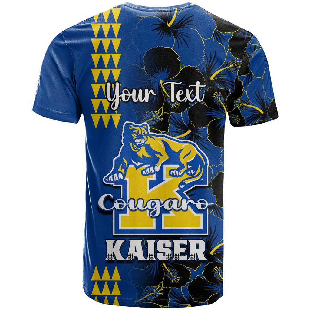 Personalised Hawaii Kaiser High School T-Shirt Kakau Mix Hibiscus Happy 52nd Anniversary Graphic Tee