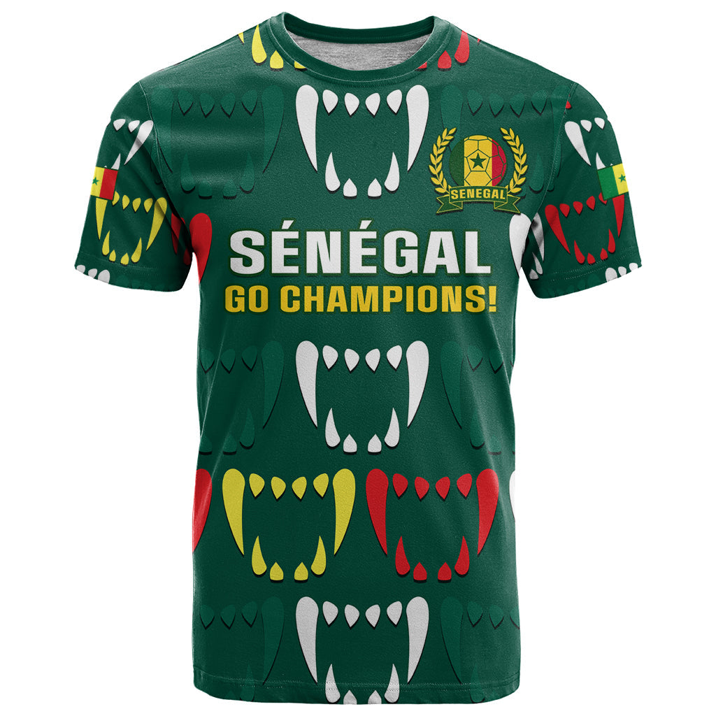Custom Senegal Football T-Shirt 2024 Culture Pour Home Style Graphic Tee