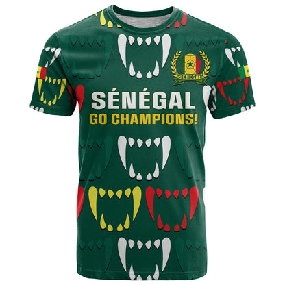 Custom Senegal Football T-Shirt 2024 Culture Pour Home Style Graphic Tee