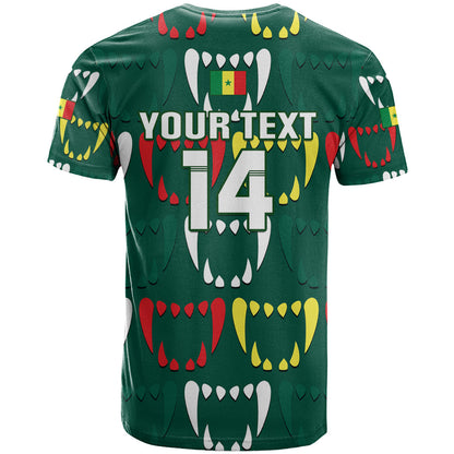 Custom Senegal Football T-Shirt 2024 Culture Pour Home Style Graphic Tee
