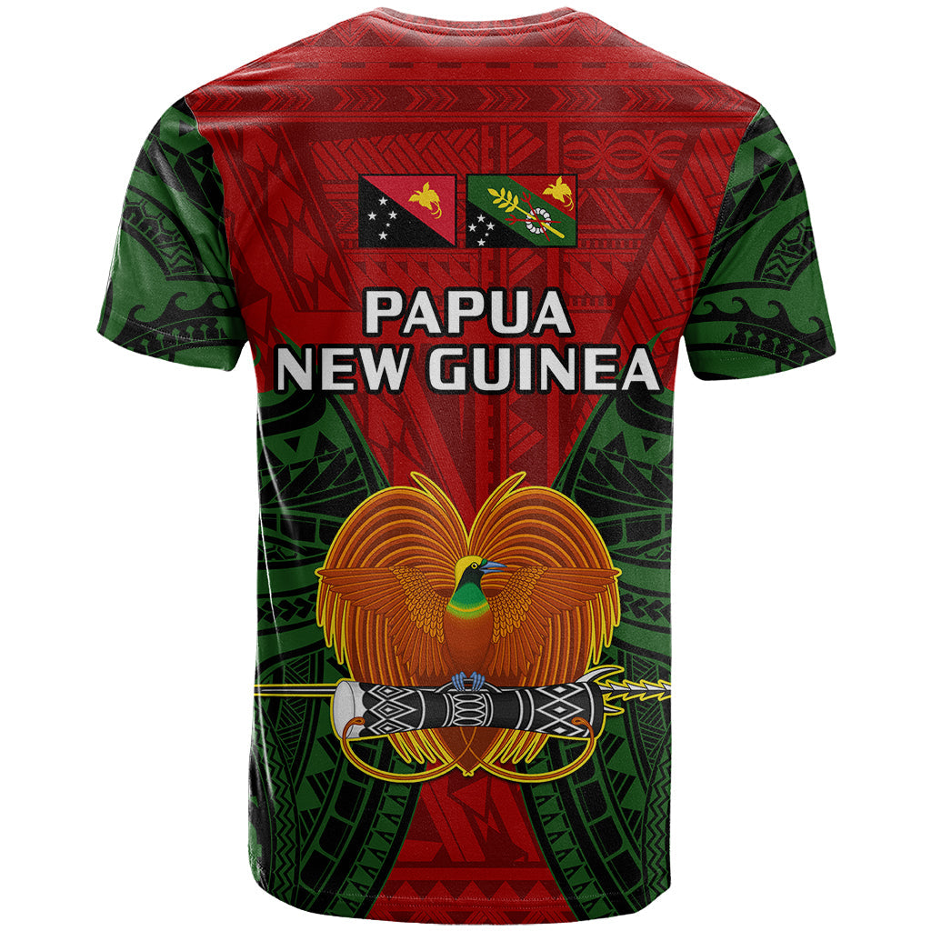 Papua New Guinea T-Shirt Chimbu Province Mix Coat Of Arms Polynesian Art Graphic Tee