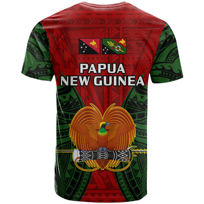 Papua New Guinea T-Shirt Chimbu Province Mix Coat Of Arms Polynesian Art Graphic Tee