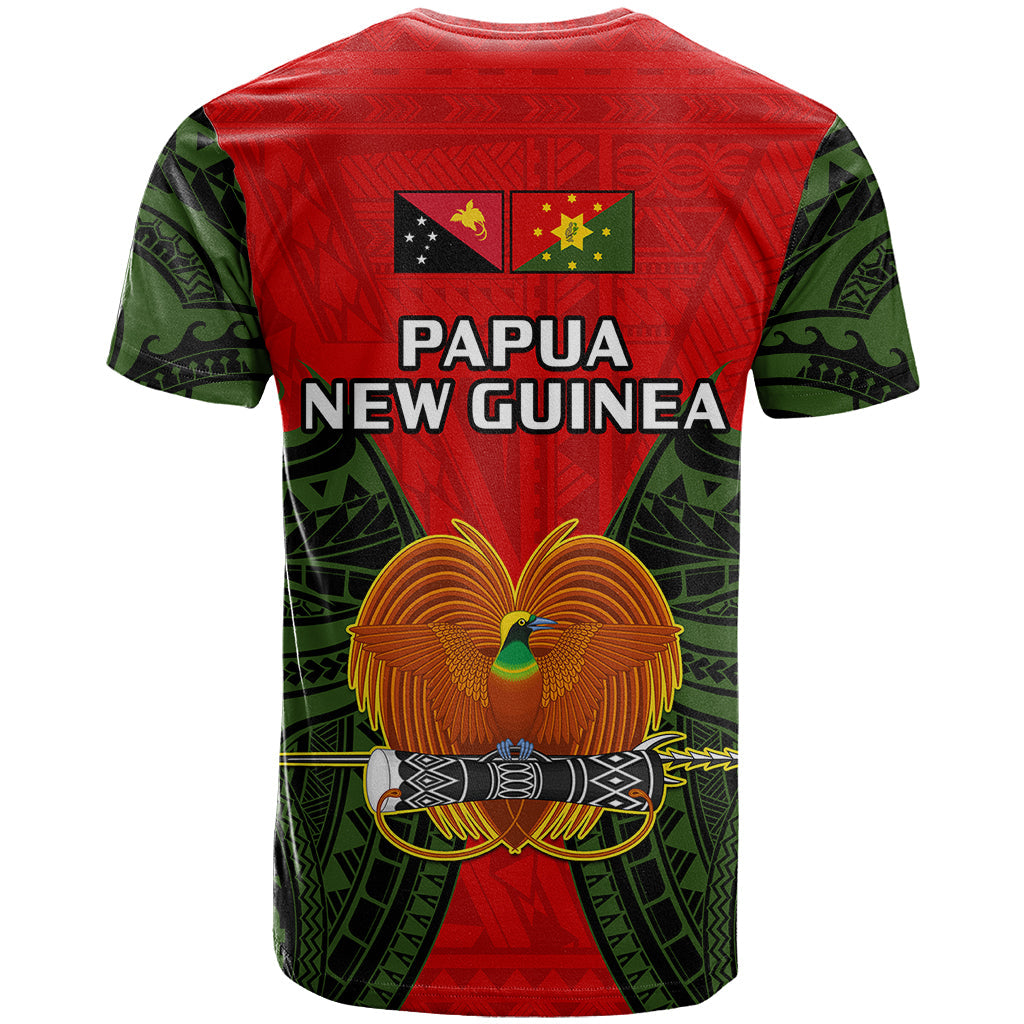 Papua New Guinea T-Shirt Eastern Highlands Province Mix Coat Of Arms Polynesian Art Graphic Tee
