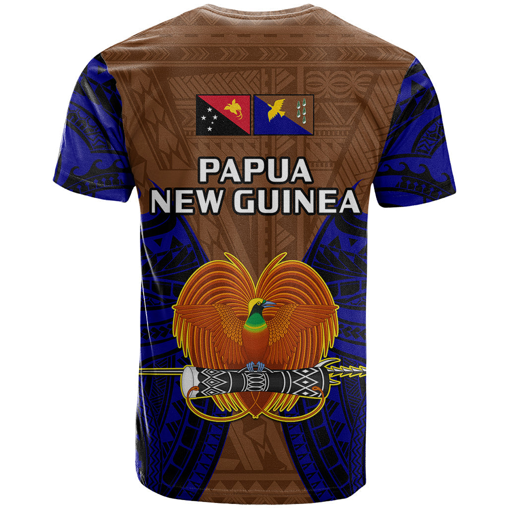 Papua New Guinea T-Shirt Manus Province Mix Coat Of Arms Polynesian Art Graphic Tee