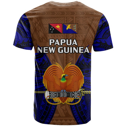 Papua New Guinea T-Shirt Manus Province Mix Coat Of Arms Polynesian Art Graphic Tee
