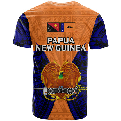 Papua New Guinea T-Shirt New Ireland Province Mix Coat Of Arms Polynesian Art Graphic Tee