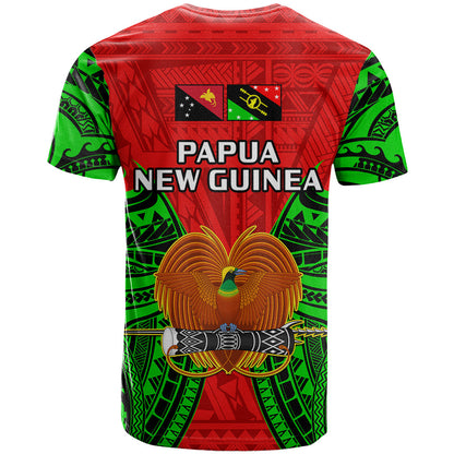 Papua New Guinea T-Shirt Southern Highlands Province Mix Coat Of Arms Polynesian Art Graphic Tee