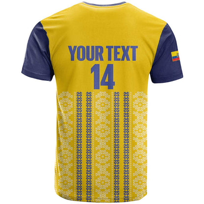 Custom Ecuador Football T-Shirt 2025 Come On La Tricolor Graphic Tee