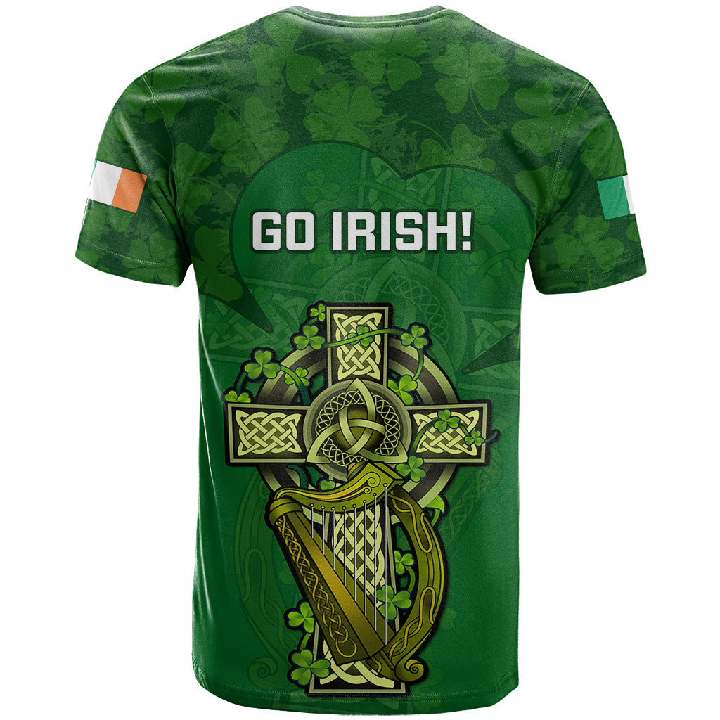 Ireland Rugby T-Shirt Word Cup Celtic Cross Go Champions Irish Graphic Tee