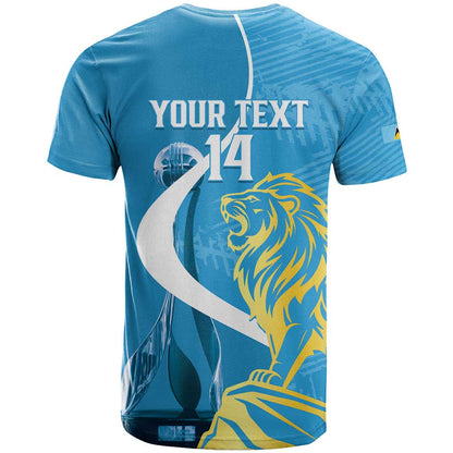 Saint Lucia Kings Cricket Custom T-Shirt 2025 2nd Champions Back To Back Graphic Tee