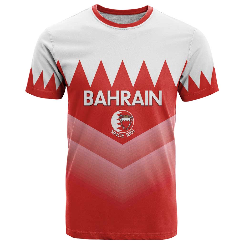 Custom Bahrain Football T-Shirt Muharabi Dilmun Sporty Style Graphic Tee