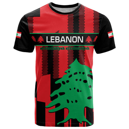 Personalised Lebanon Independence Day T-Shirt Lebanese Cedar 80 Years Of Anniversary Graphic Tee