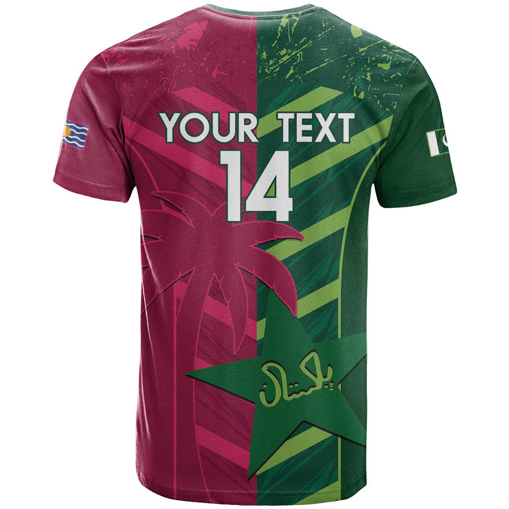 Custom West Indies And Pakistan Cricket T-Shirt 2025 Windies Shaheens Together Graphic Tee