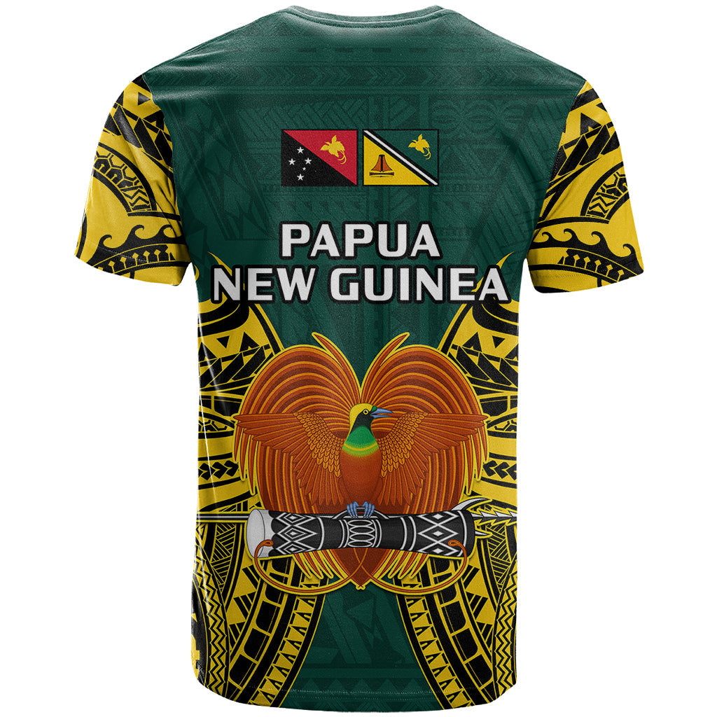 Papua New Guinea T-Shirt Jiwaka Province Mix Coat Of Arms Polynesian Art Graphic Tee