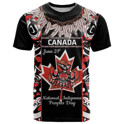 Canada National Aboriginal Day T-Shirt Canadian Indigenous Haida Graphic Tee