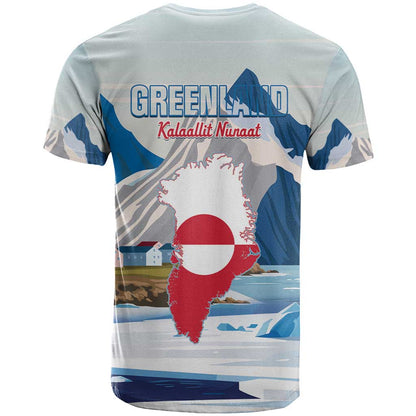 Greenland T-Shirt Kalaallit Nunaat Polar Bear Graphic Tee