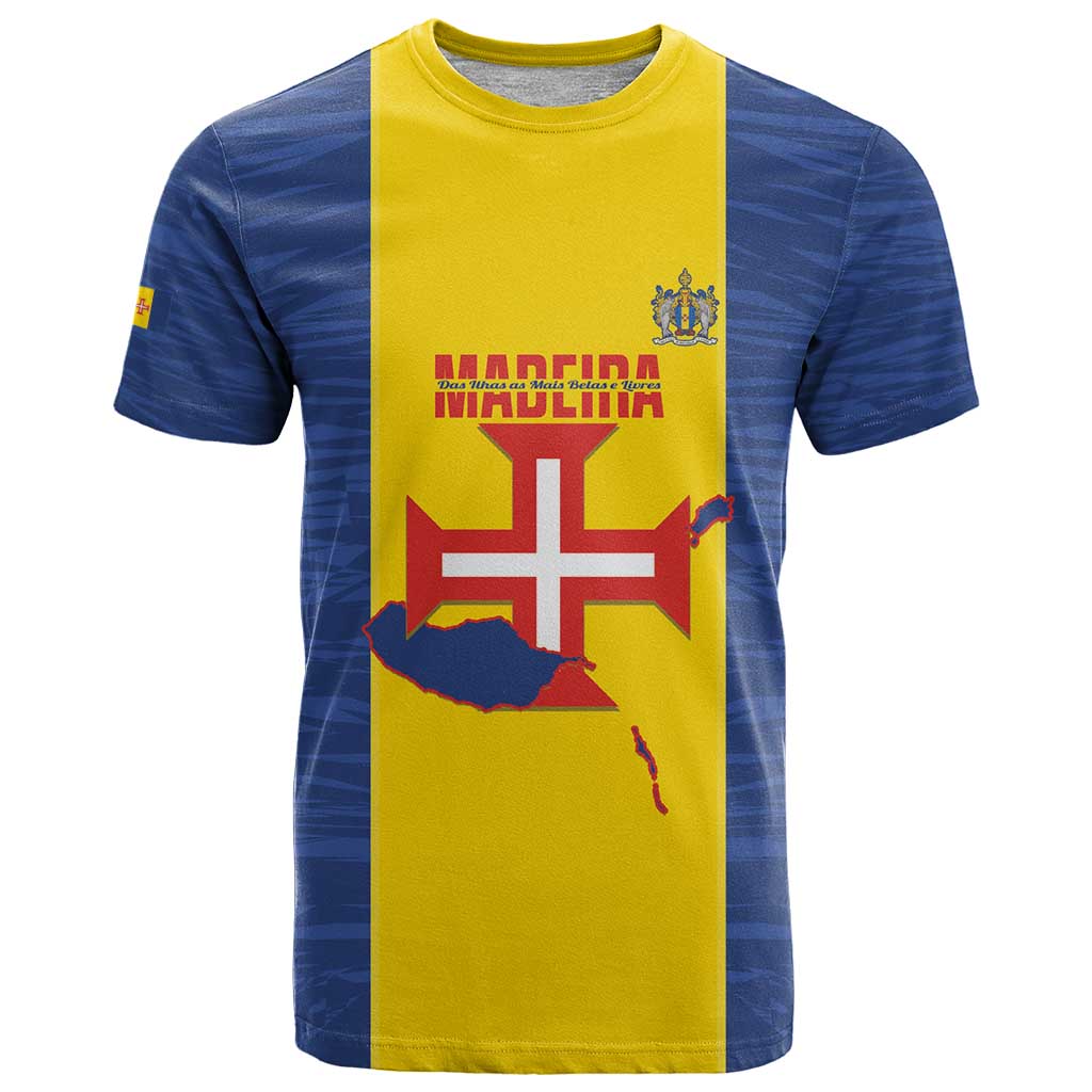 Madeira Day T-Shirt Pearl of the Atlantic Flag Style Graphic Tee