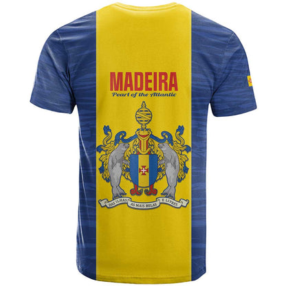 Madeira Day T-Shirt Pearl of the Atlantic Flag Style Graphic Tee