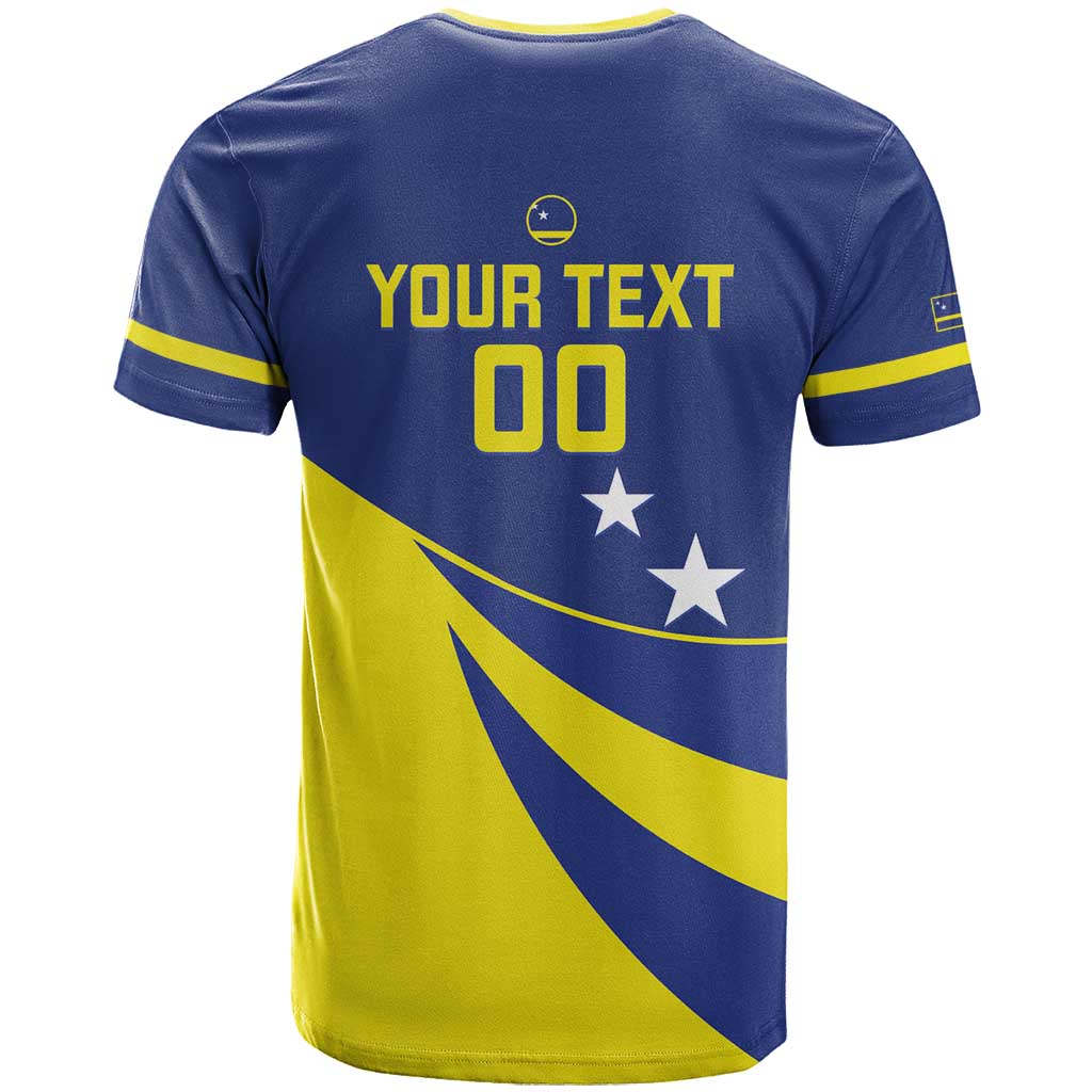 Custom Baseball Curacao T-Shirt Go Champions Korsou Curve Vibes Graphic Tee