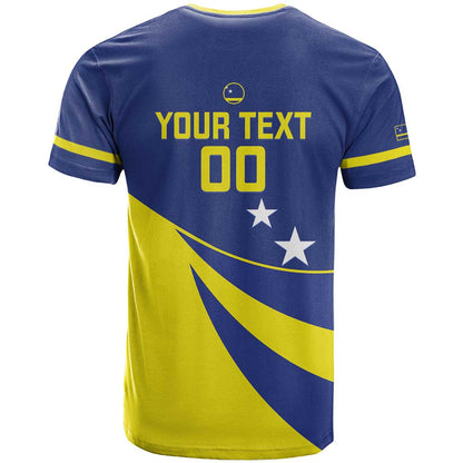 Custom Baseball Curacao T-Shirt Go Champions Korsou Curve Vibes Graphic Tee