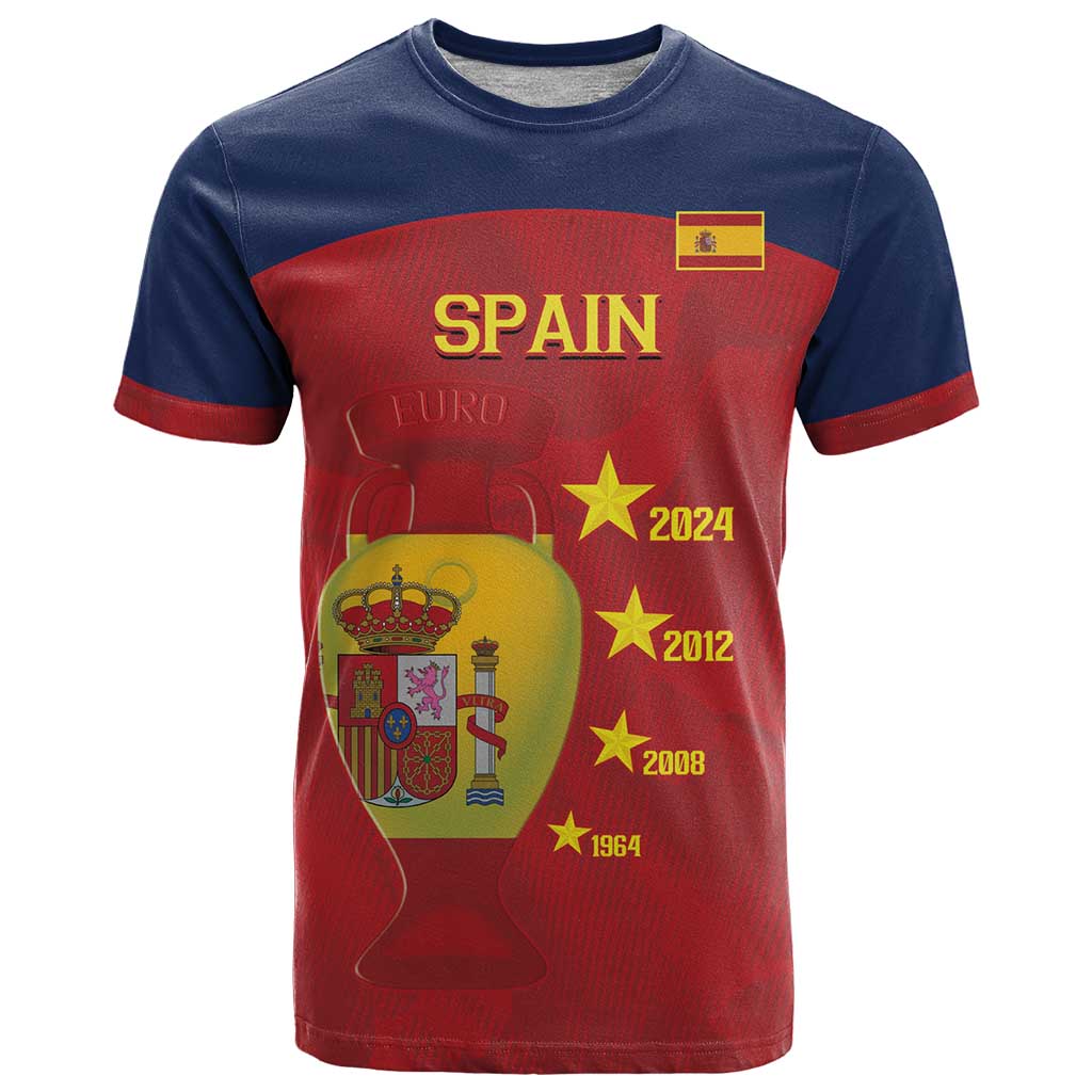 Spain Football T-Shirt 4th We Are The Champions Graphic Tee