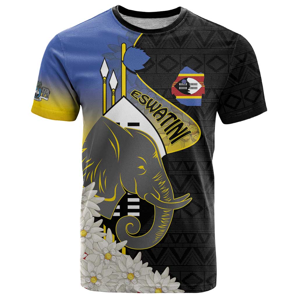 Eswatini Independence Day T-Shirt Swaziland Nguni Shield African Pattern Graphic Tee