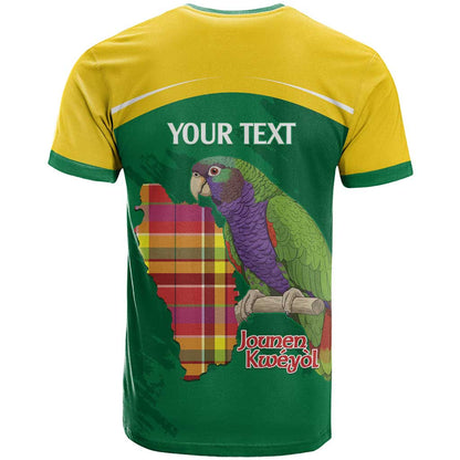 Personalized Komwel Donmnik Jounen Kweyol T-Shirt Dominica Creole Day Imperial Amazon Graphic Tee