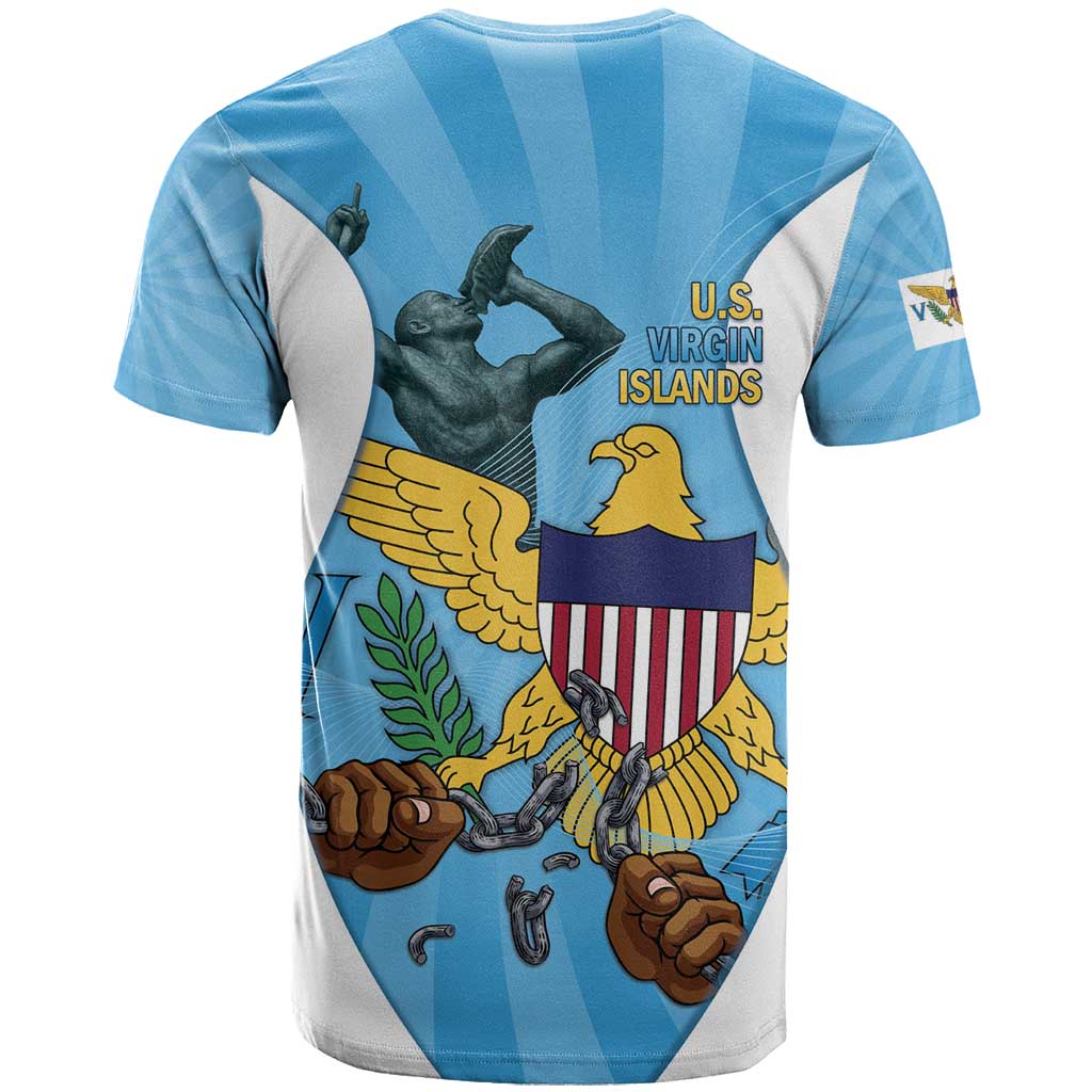 US Virgin Islands T-Shirt Emancipation Proud Freedom Statue Graphic Tee