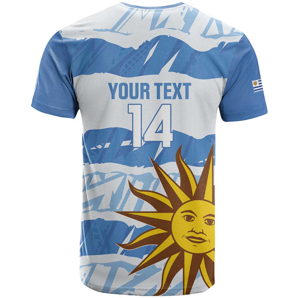 Custom Uruguay Football T-Shirt Vamo La Celeste Graphic Tee