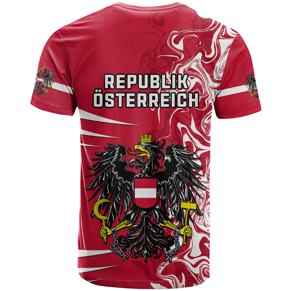 Austria T-Shirt Austrian Coat Of Arms Simple Style Graphic Tee