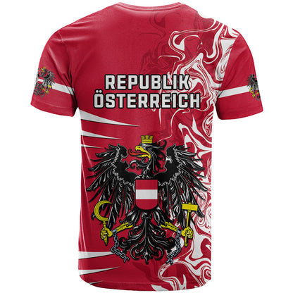 Austria T-Shirt Austrian Coat Of Arms Simple Style Graphic Tee
