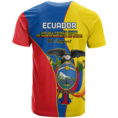 Ecuador T-Shirt Ecuadorian Independence Day 10 August Proud Graphic Tee