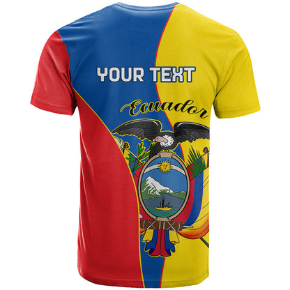 Custom Ecuador T-Shirt Ecuadorian Independence Day 10 August Proud Graphic Tee