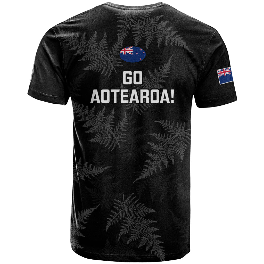 New Zealand Silver Fern Rugby T-Shirt Go Aotearoa Champions World Cup Graphic Tee